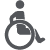Access for physically challenged persons Icon - Côte d'Or National Sports Complex